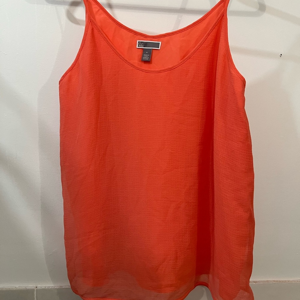 Crepe swing tank top